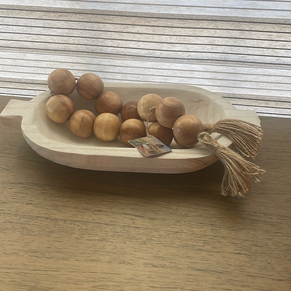 Chunky Large Wooden Bowl Filler